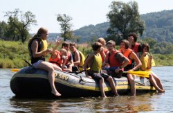 saechsische schweiz paddeln elbe